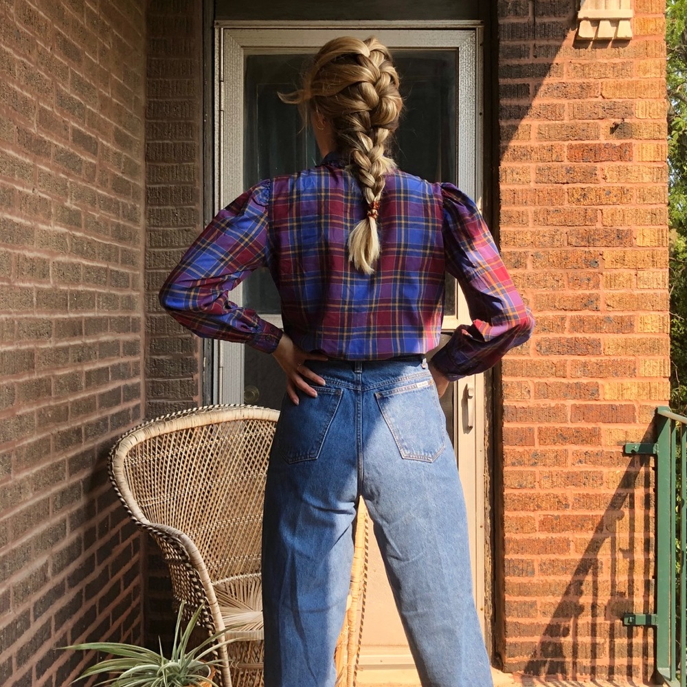 Bill Blass Vintage High Waisted Mom Jeans - Picture 3 of 11